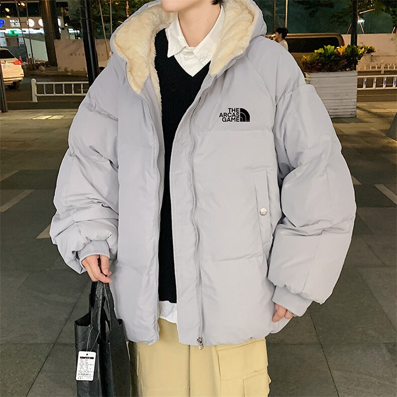 MY16232-P100加厚加绒连帽棉衣男大码棉服男面包服男,男装棉衣,电商A040