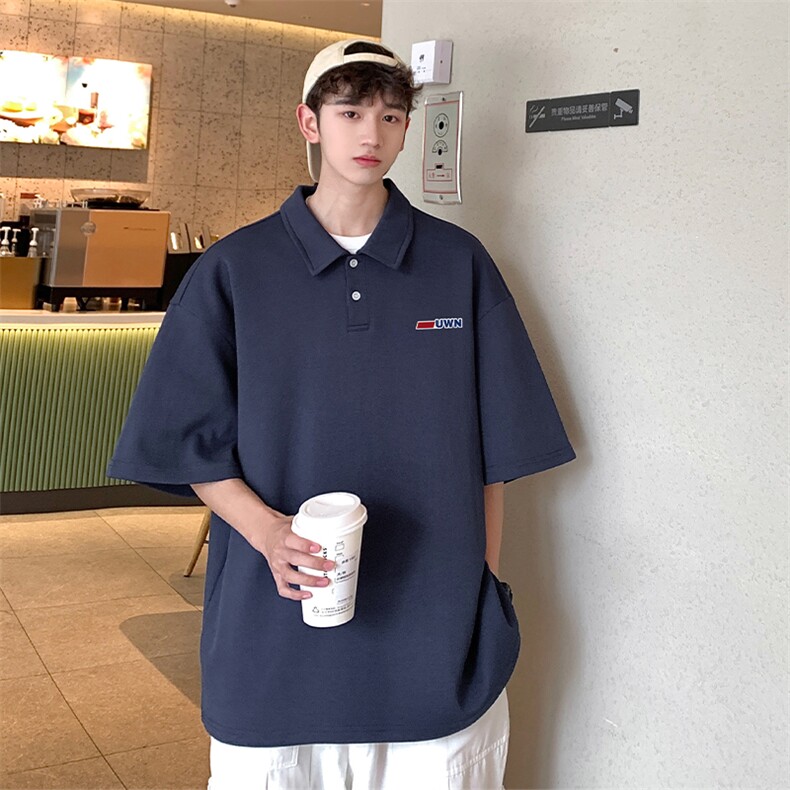 短袖POLO衫250克重磅XT5118-TP40控价58珠地空气层潮牌印花男,男装Polo衫,电商A102-1