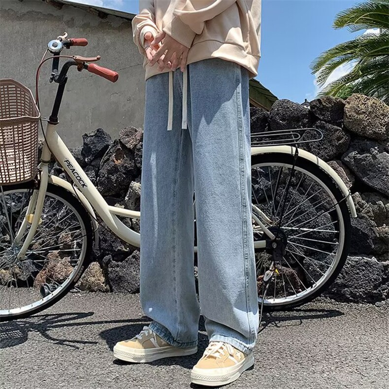 男牛仔裤男孩夏季长裤子直筒休闲裤男XX278,男装牛仔裤,星座208-5