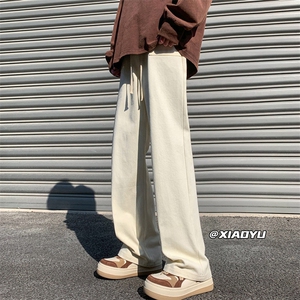 XZ616 春季新款纯棉百搭宽松直筒休闲裤 TY519 P45控58图片