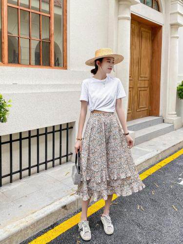 百搭花色半身裙，女装半身裙，百变诱惑