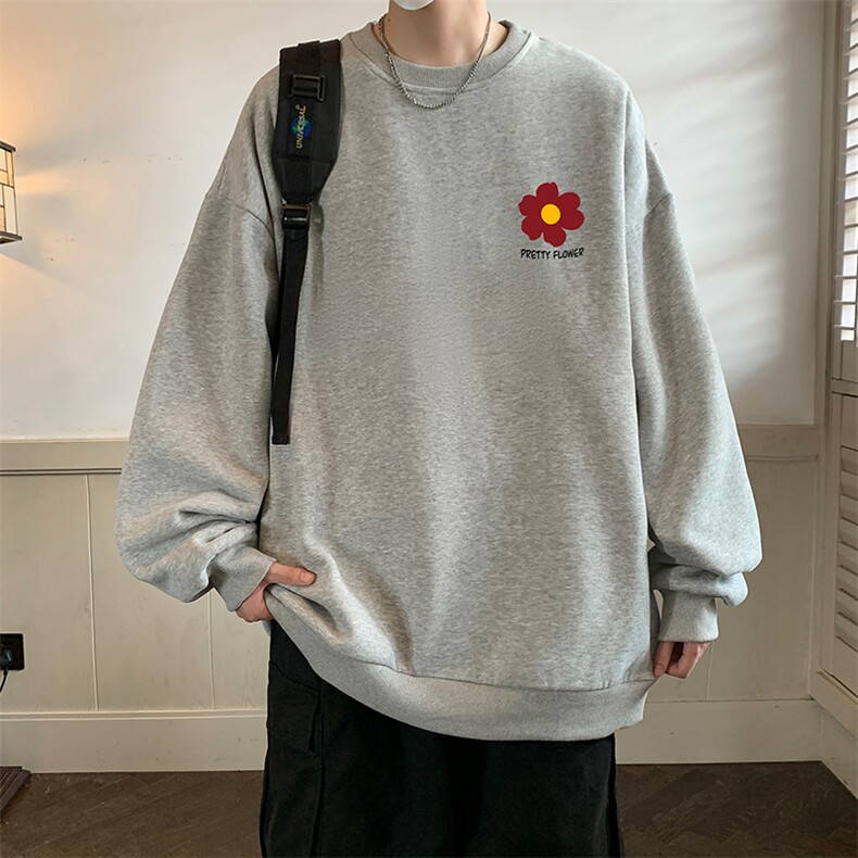 圆领卫衣男大码加厚加绒长袖t恤男S6257-P28 加绒款-P33图片