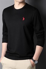 D77192钱塘2020-2秋季薄款男士时尚休闲百搭圆领修身长袖T恤P59，男装T恤，钱塘207-2