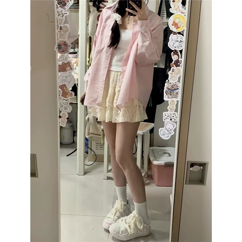 纯棉单衣袋长袖原版质量春夏新款男女纯色衬衫设计感宽松开衫,男装衬衫,星座1210-1