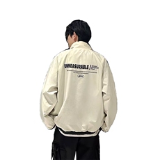 MA553-P68网图高质量两面穿情侣宽松立领冲锋衣夹克外套，男装夹克，星座1611A