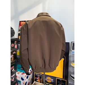 现货  美式重磅高品质假两件休闲百搭街头风夹克衬衫领JK02/特P70图片