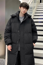 羽绒服男士冬季新款港风宽松长款白鸭绒外套YR921-P190(控价248，男装羽绒服，星座214-3