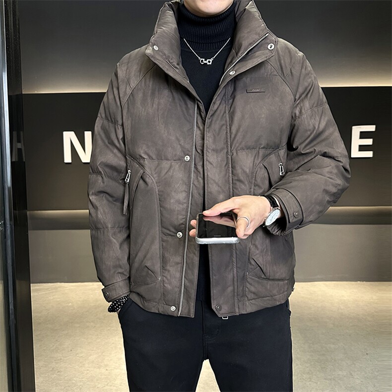 M-3XL28997-P245标50绒冬季保暖立领皮羽绒服男控券后价338,男装羽绒服,电商B321-1