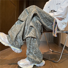 2025秋季新款潮流灯芯绒宽松伞兵休闲裤B315-K24299-特p35控68，男装休闲裤，电商B315
