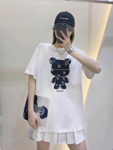 新款短T，女装，米社