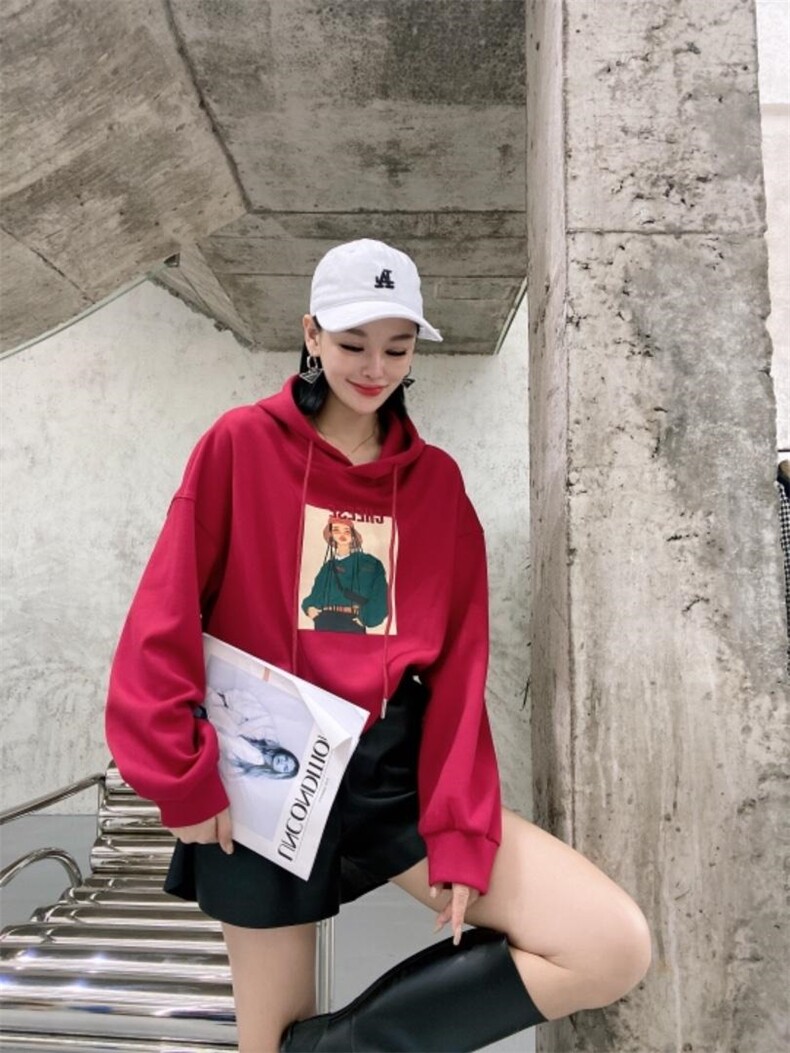 简蔻秋装新款卫衣，女装卫衣/绒衫，简蔻