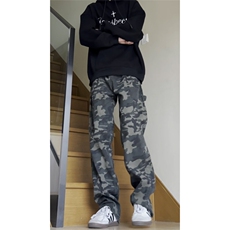 自己拍的视频cleanfit裤子男款b01伐木工装裤迷彩裤MCKZ01-P58，男装休闲裤，星座1007（原301D）