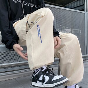 2022夏季新款日系阔腿裤子韩版宽松百搭休闲工装裤  K4100-P38图片
