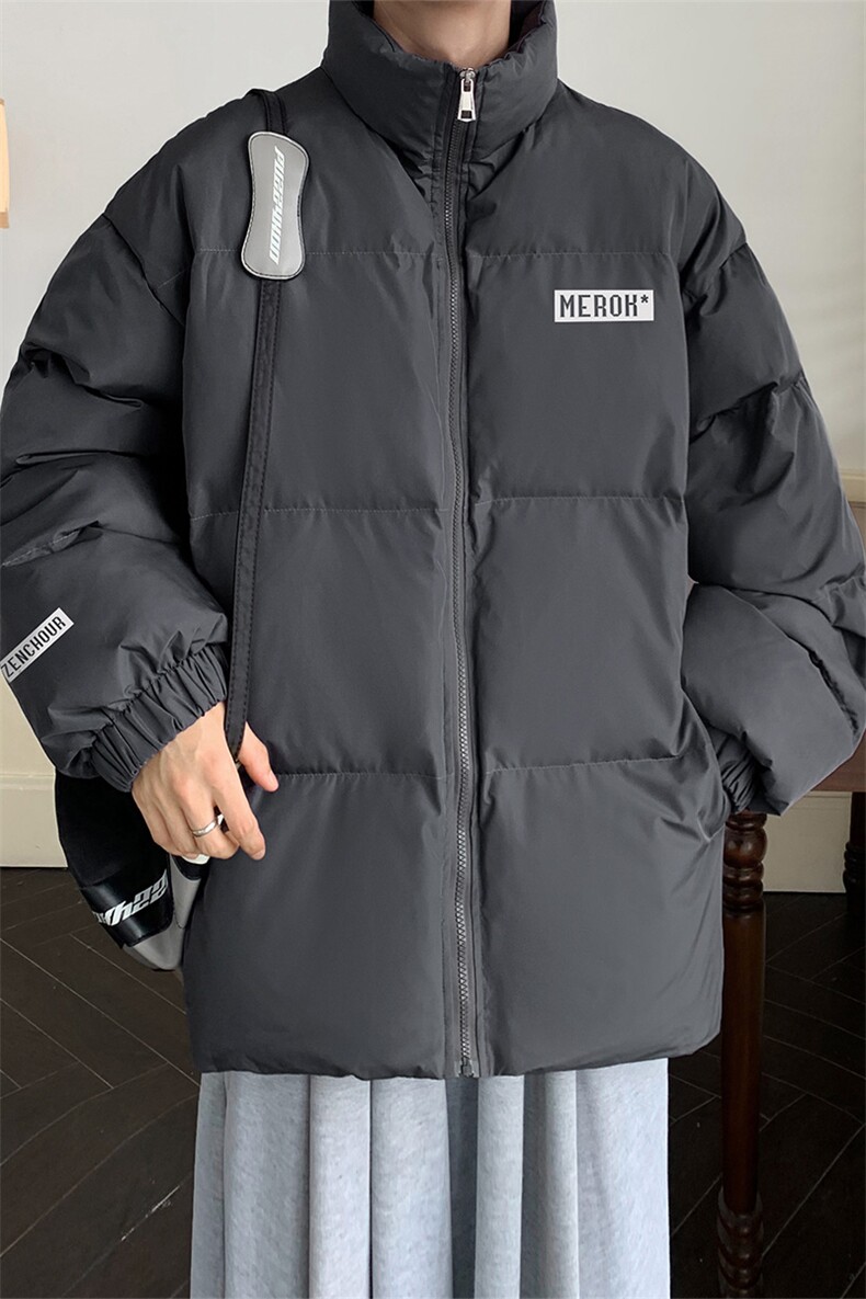 DT2203-TP70控价98冬新款保暖加厚立领棉衣印花港风外套多色可选,男装棉衣,电商A102-1