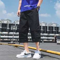 2024夏季新款日系外景大码印花束脚七分裤M-5XHK174-特P25，男装牛仔裤，电商A022