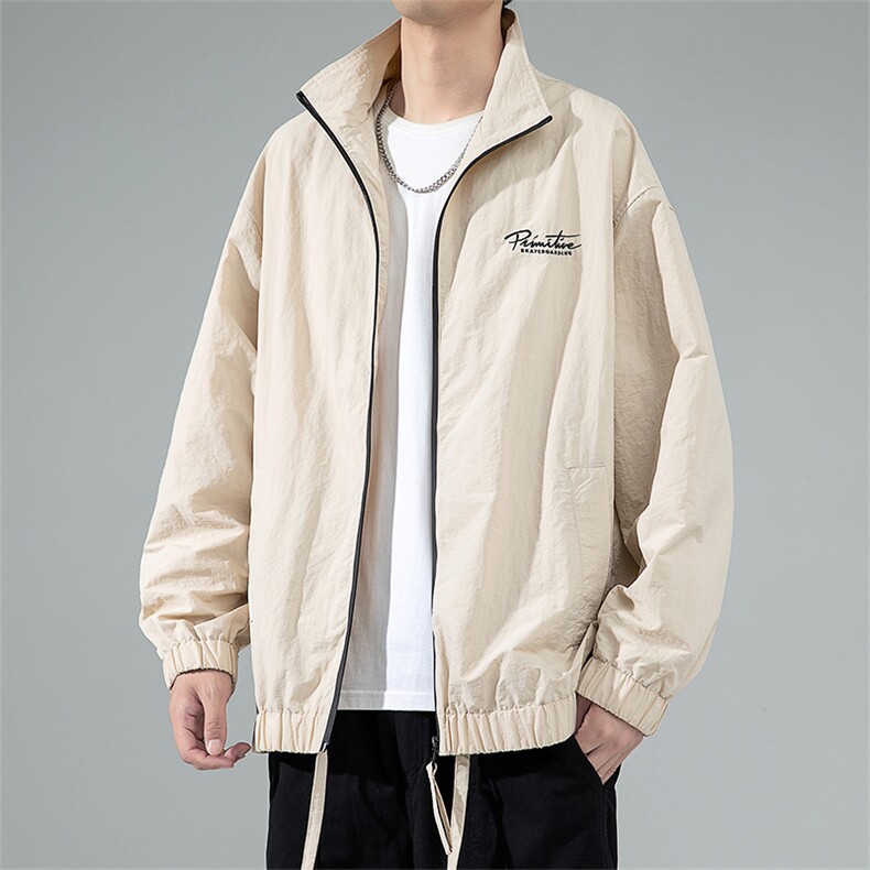2024春季新款现货户外立领夹克男冲锋衣外套JK7712-P65,男装夹克,星座1204-3