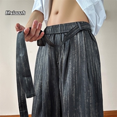 XZ616夏季新款薄款冰丝扎染飘带休闲长裤TY1004P55控78，男装休闲裤，星座512A（原616）