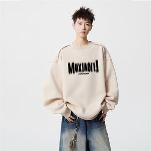 得物供货、重磅420克现货 圆领卫衣宽松HD019-1-WY2702LL-P35图片