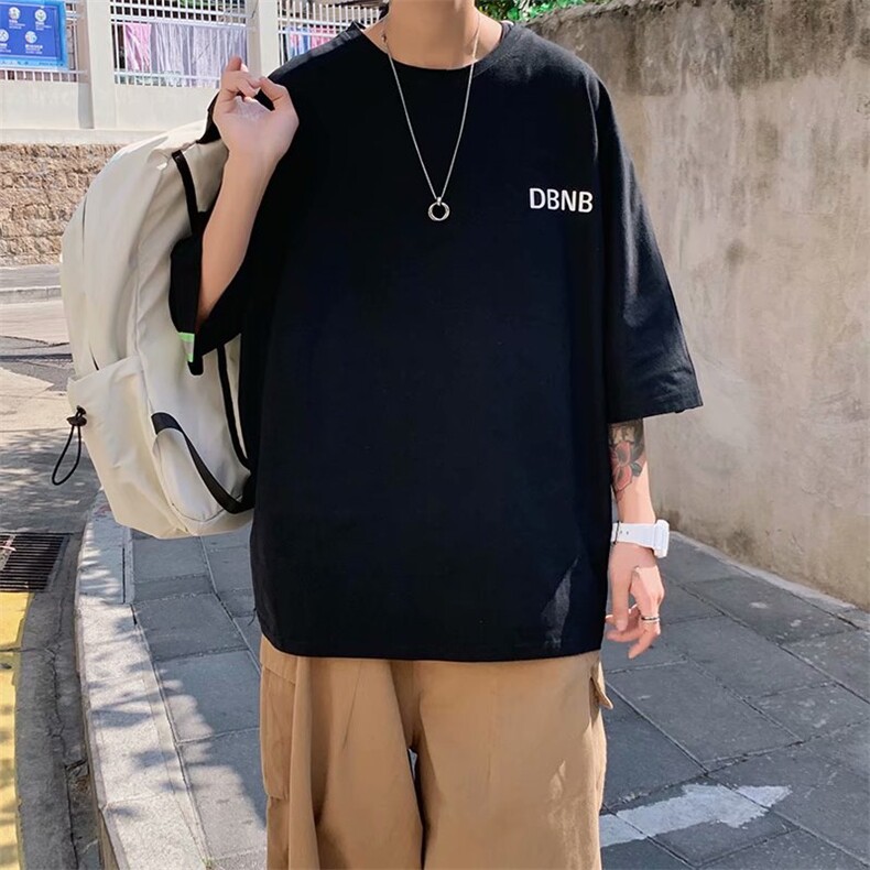 21新款短袖t恤男潮牌夏宽松潮流嘻哈韩版印花情侣五分袖T390-p20，男装T恤，星座1008-2