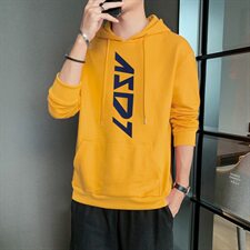 2021春秋季新款连帽宽松卫衣男士潮流百搭潮牌ins炸街DF174T，男装卫衣，电商A102