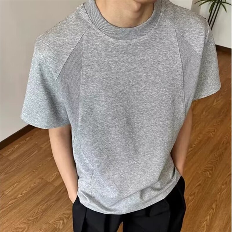 美式运动t恤短袖男夏季潮高街休闲cleanfit青年打底衫LD9099-P28,男装T恤,星座1008