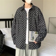 长袖衬衫男港风日系外套K1820P34,男装衬衫,星座1116-2