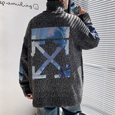 ！冬季加厚男士高领毛衣潮牌百搭学生保暖针织衫毛线GM606P60，男装针织衫/毛衣，电商B220