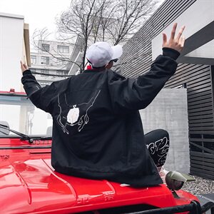 潮冬季男士情侣款休闲棉衣夹克外套703-Y136特批图片