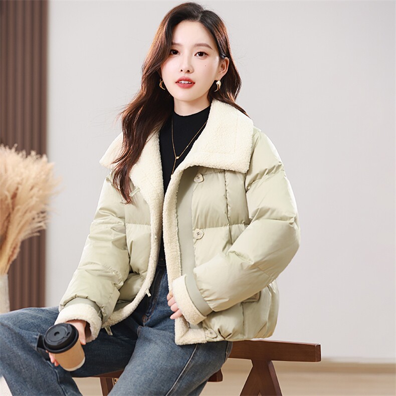 2025年冬季新款时尚淑女简约羽绒服现货，女装羽绒服，婷思杰（原婷想服饰）