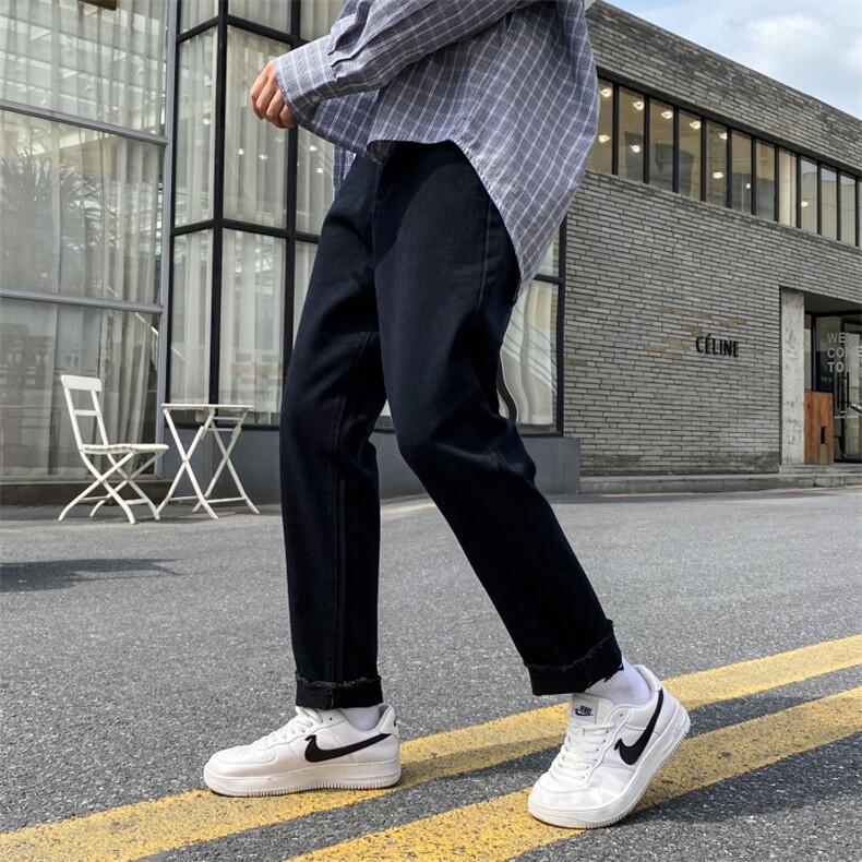 新款春季水洗小脚牛仔裤N0704P40,男装牛仔裤,星座1116-2