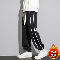 秋季新款男裤束脚裤休闲百搭YOA加绒卫裤K3216H-P46，男装休闲裤，星座717