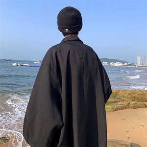 高级设计感感小众炸街西装男春季轻熟雅痞风男装西服外套F39-P52图片