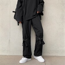 机能风工装休闲长裤男潮流ins百搭垂感阔腿高街宽松直筒k2670-p35,男装工装外套,星座1008-2