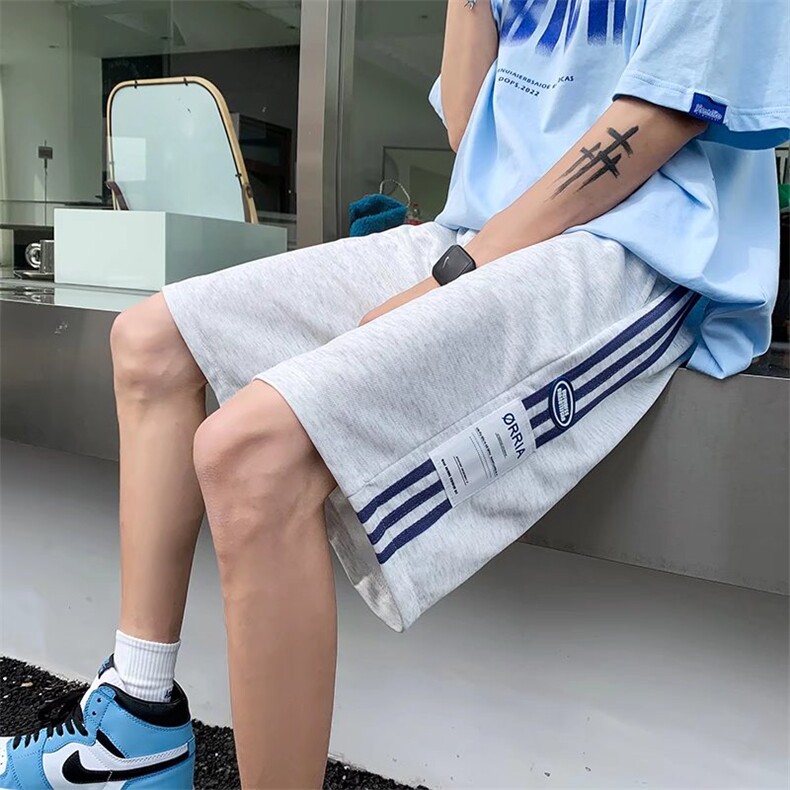 夏季ins潮流短裤男韩版学生休闲五分沙滩裤D204P28,男装休闲裤,星座1116-2