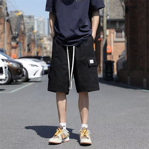 男春夏新款青少年时尚纯棉厚斜立体休闲裤R525P35图片