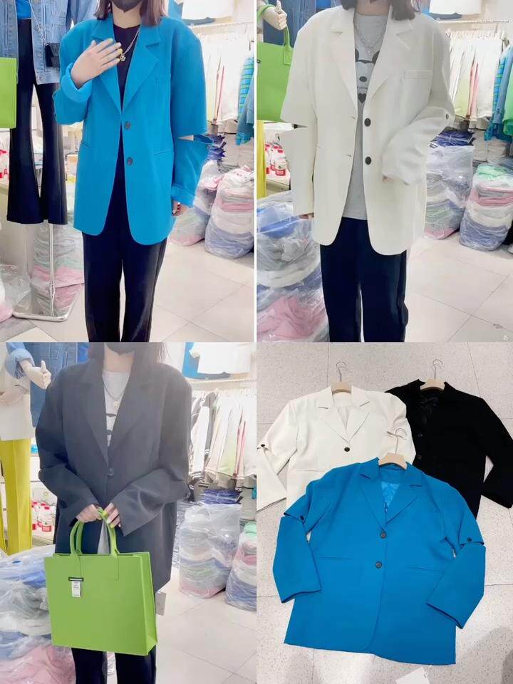 热卖款，断袖西装，女装西装，玩美