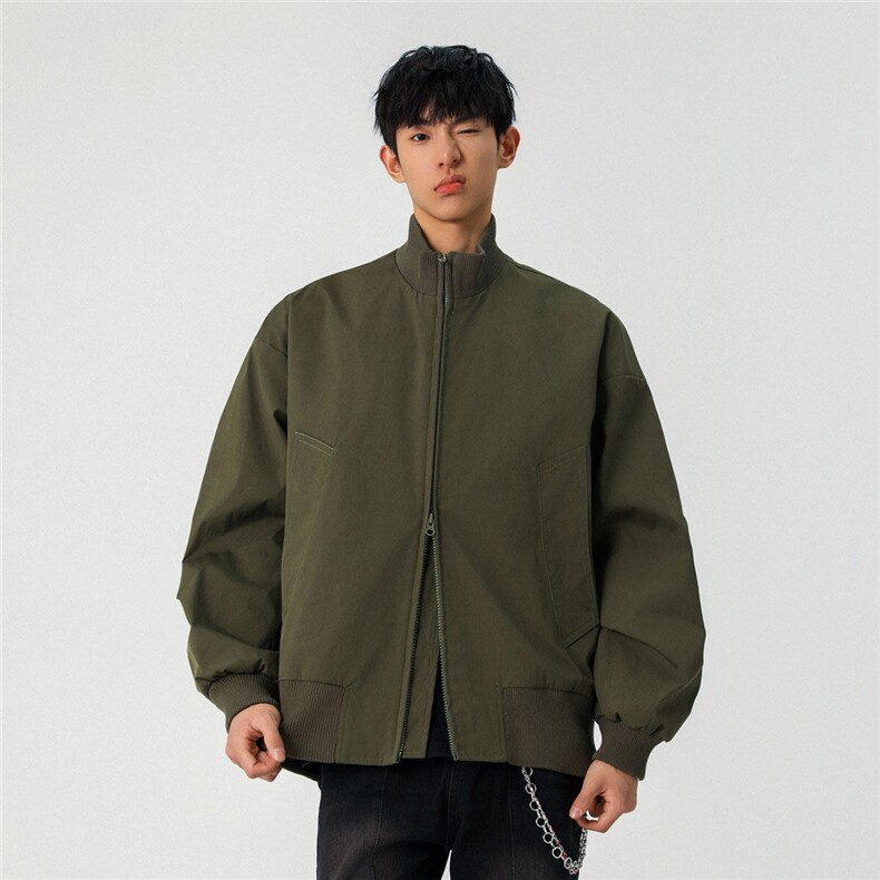 现货！2025年春季新款美式高街夹克学生港风情侣装外套男105-P65，男装夹克，电商C213(原B265)