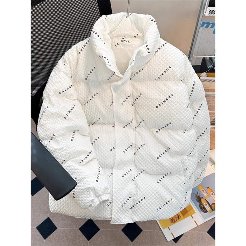 1506-1/MM521/P63华夫格棉衣男冬季保暖情侣复古棉服外套ins棉袄,男装棉衣,星座1506-1