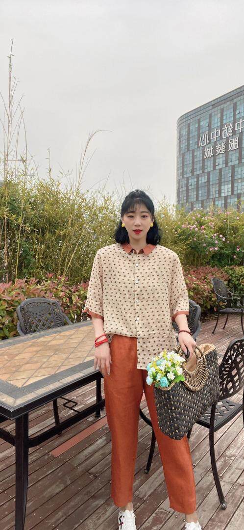 纯苎连衣裙小衫裤子裙子衬衣 时尚风 风淑女风休闲风，女装连衣裙，川哲