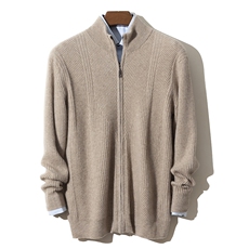 时尚男士羊绒开衫简约百搭高级质感气质提升必备单品，男装羊绒开衫，牧群羊绒