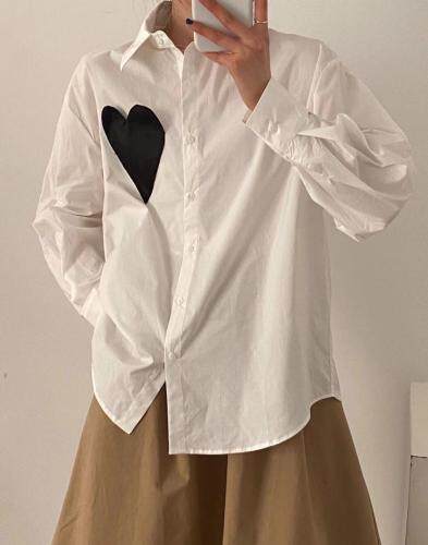 爱心衬衫，女装衬衫，FMV