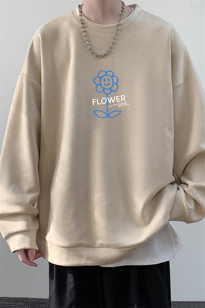 麂皮绒卫衣男大码重磅长袖t恤男JW81274-P35,男装卫衣,电商A040