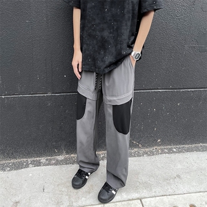 夏季新款户外休闲裤薄款宽松直筒休闲裤图片