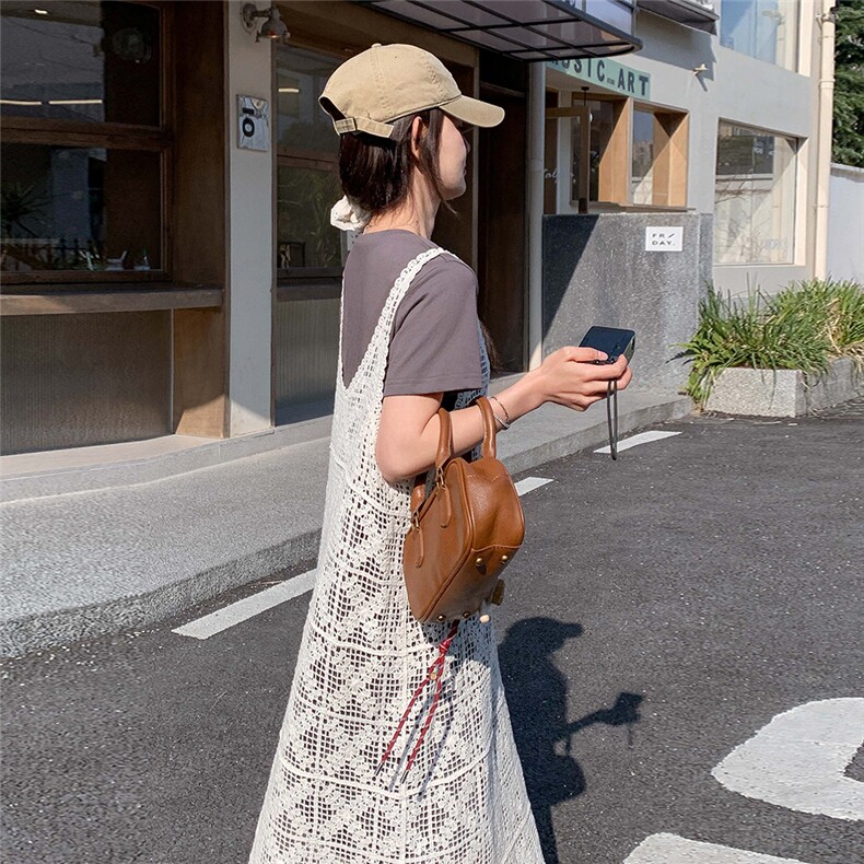 2025夏季新品现货主推镂空罩衫针织两件套2C087-717-P140-K198,女装连衣裙,2C087