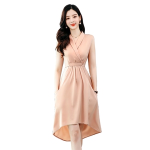 西装连衣裙女高级感2023年夏季新款时尚名媛气质女神范职业背心裙