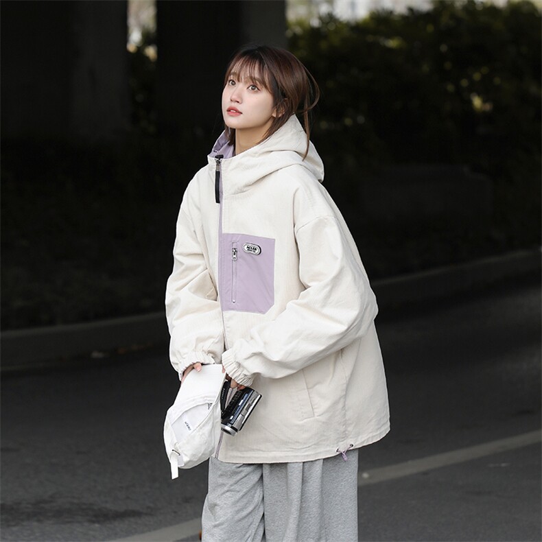 815A-JK92832-P75特美式两面穿外套秋装冲锋衣休闲夹克女中性风,男装夹克,星座815A