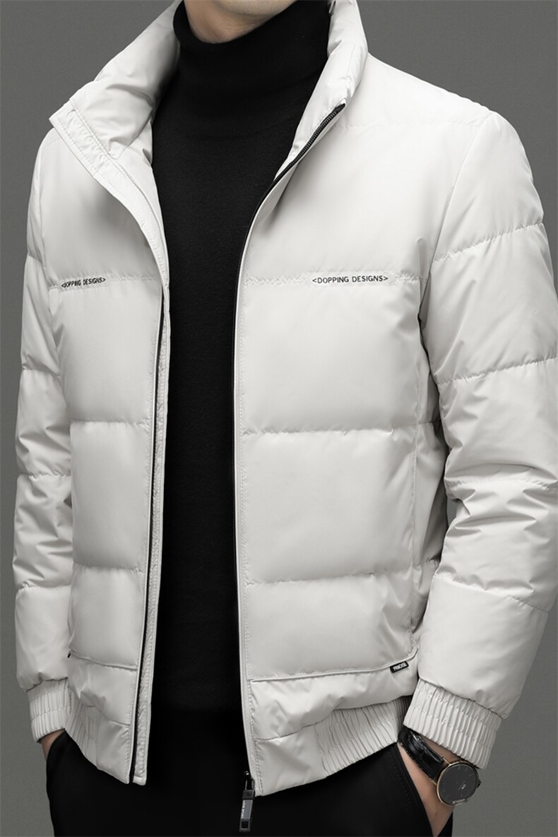 羽绒服男冬季2023年新款加厚保暖中年爸爸冬装上衣男士休闲外套,男装羽绒服,电商B212（原钱塘6029）
