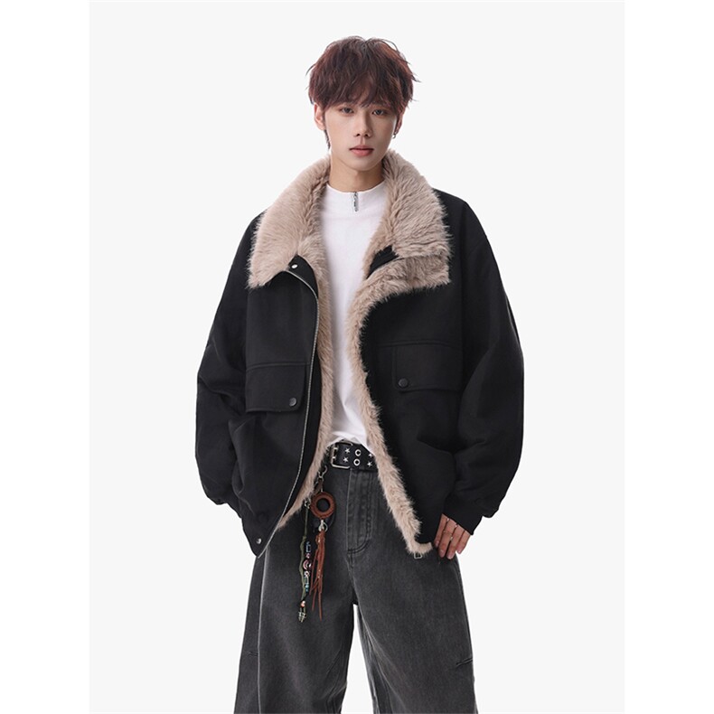 主推冬季新款宽松/座山雕加厚外套潮加厚棉衣XZ102B-1M801-P135,男装棉衣,星座102B-1