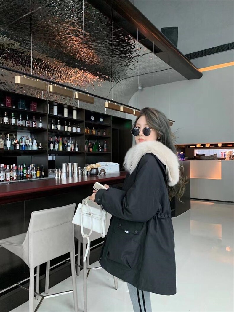 冬季新款派克羽绒服，女装羽绒服，谦度