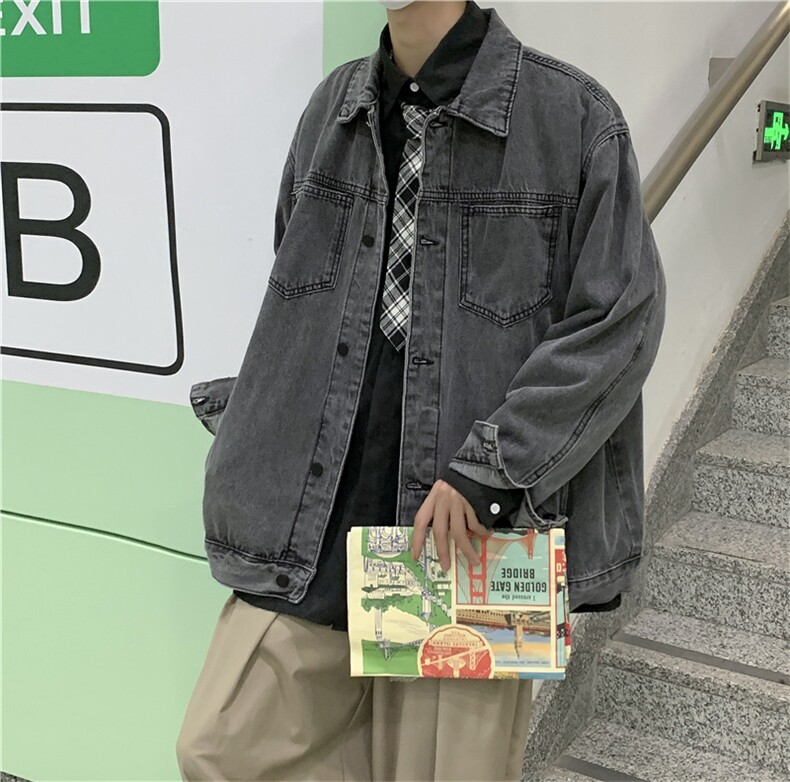 Wt15-P58日系复古潮流牛仔夹克,男装夹克,星座1501-1